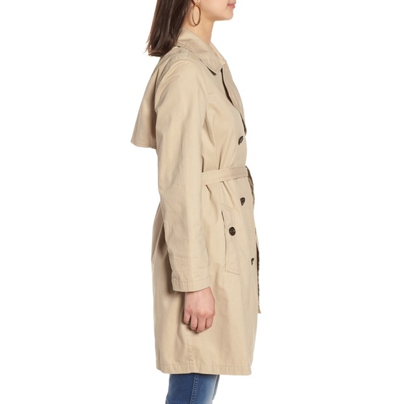 NWT Madewell Abroad Trench Coat - Picture 4 of 7